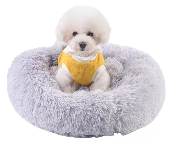 Cama Mascota Antiestrés Felpa