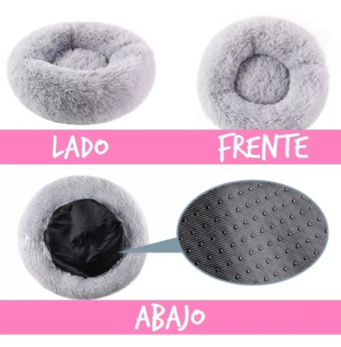 Cama Mascota Antiestrés Felpa