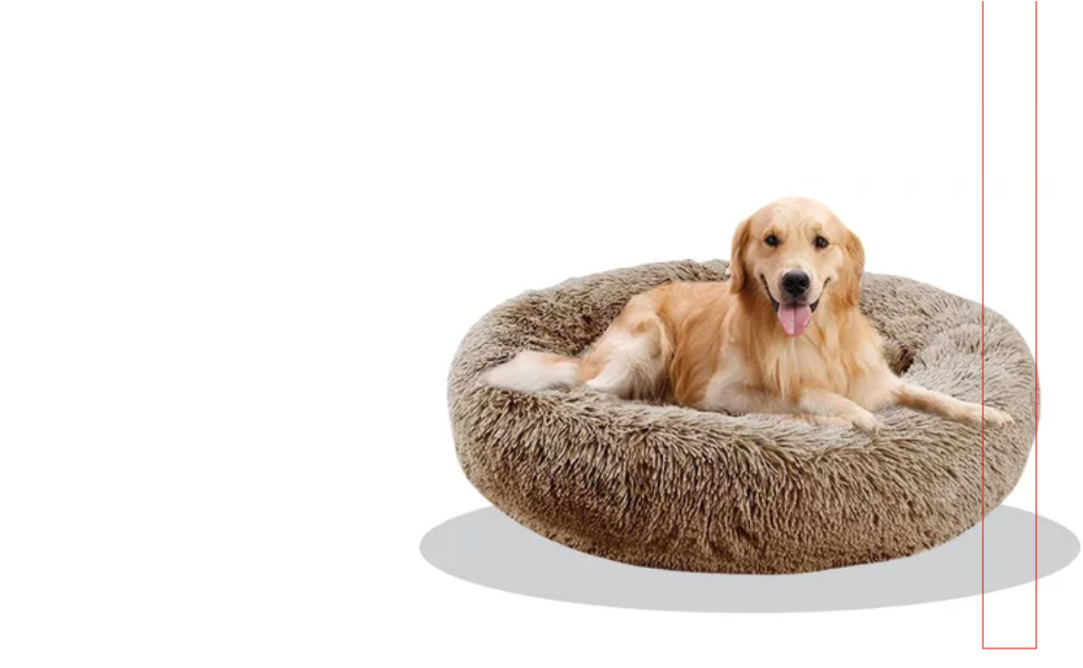 Cama Mascota Antiestrés Felpa