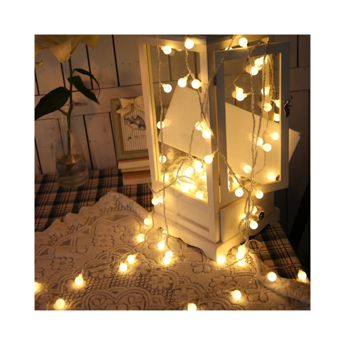 Guirnalda con Forma de Bolita - 20 LED