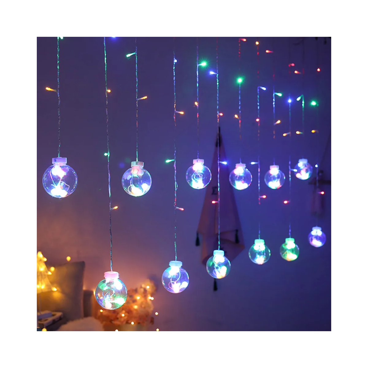 Esferas de Luces LED Navideñas - 3MT