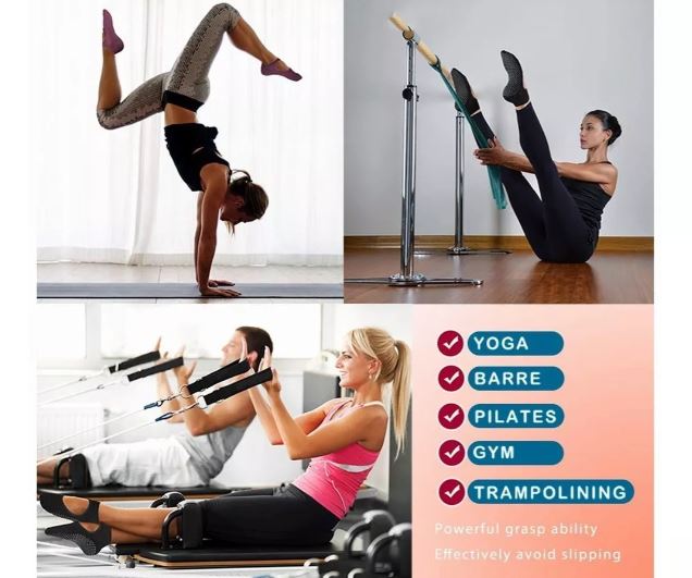 Pack De 4 Calcetines De Yoga Halter