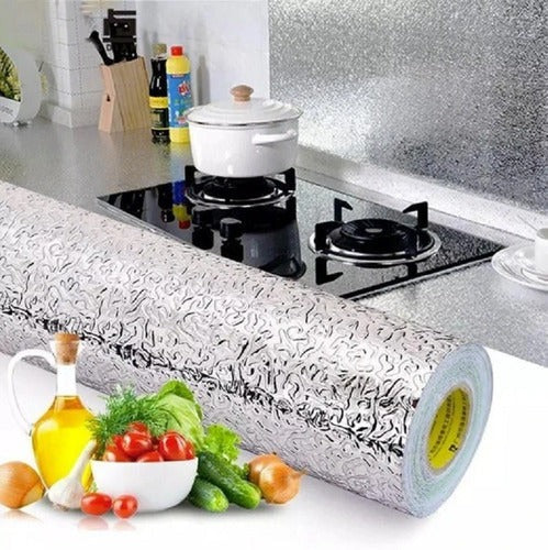 Papel de Aluminio Autoadhesivo de Cocina