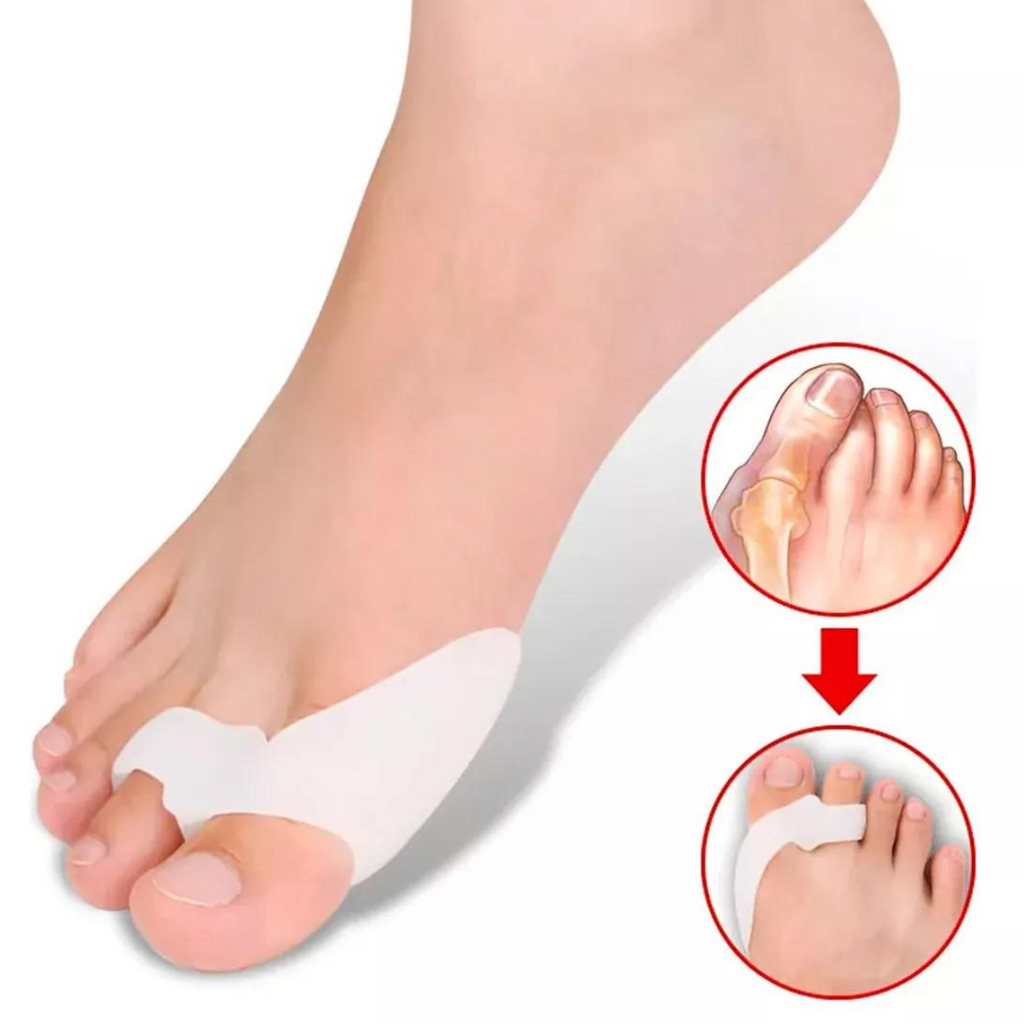 1 Par Protector Correctivo Ortopédico Silicona