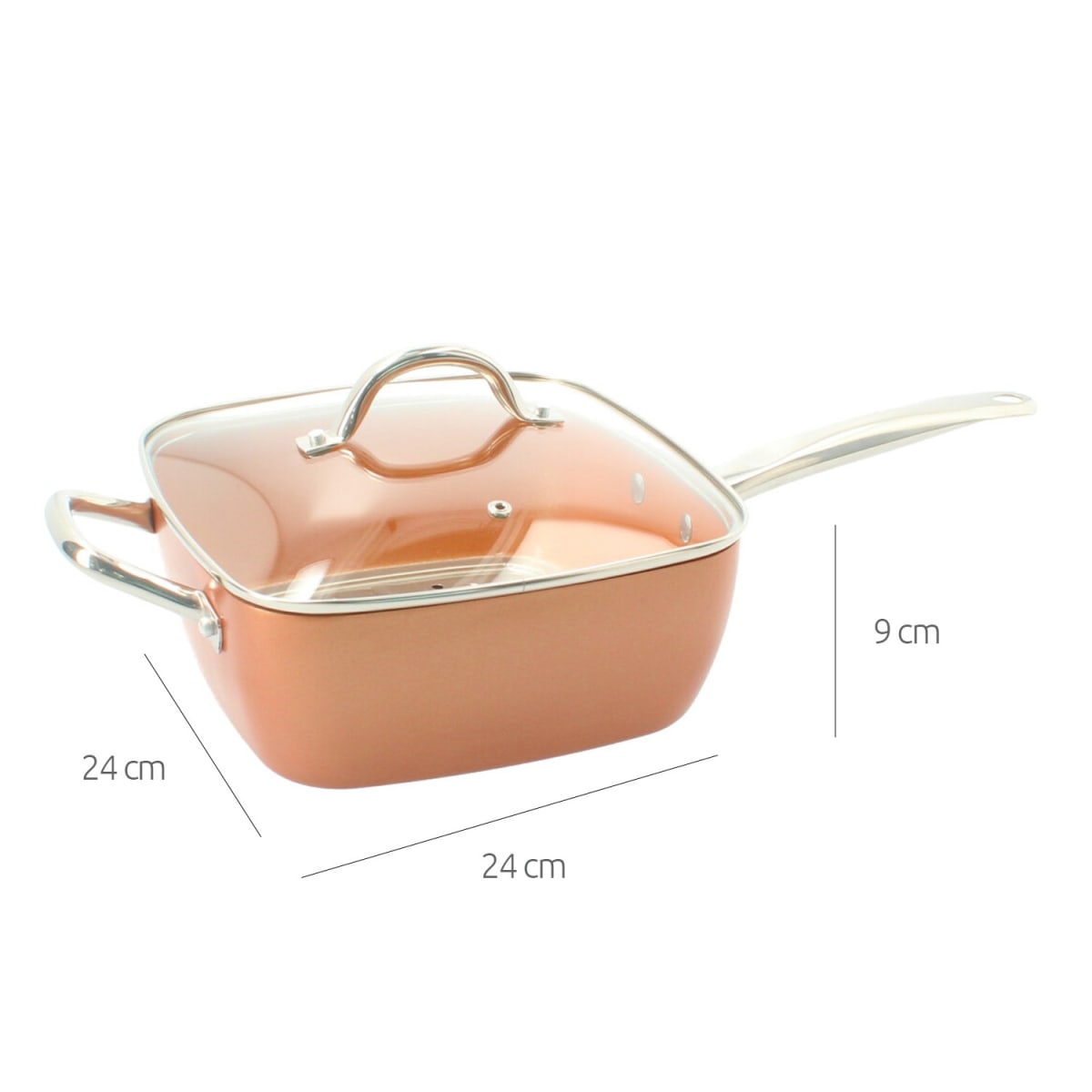 Olla y Sarten Copper - 2 en 1