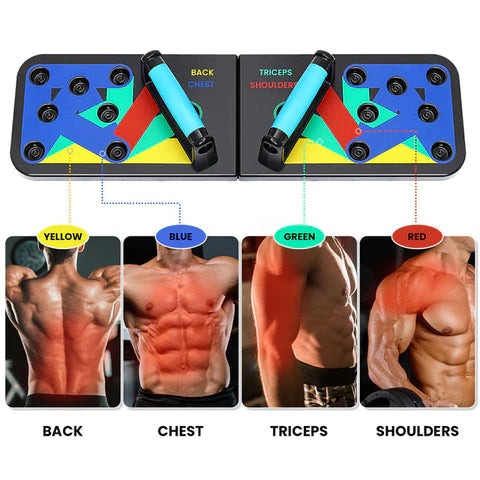 Tablero Flexiones Fitness 11 posiciones