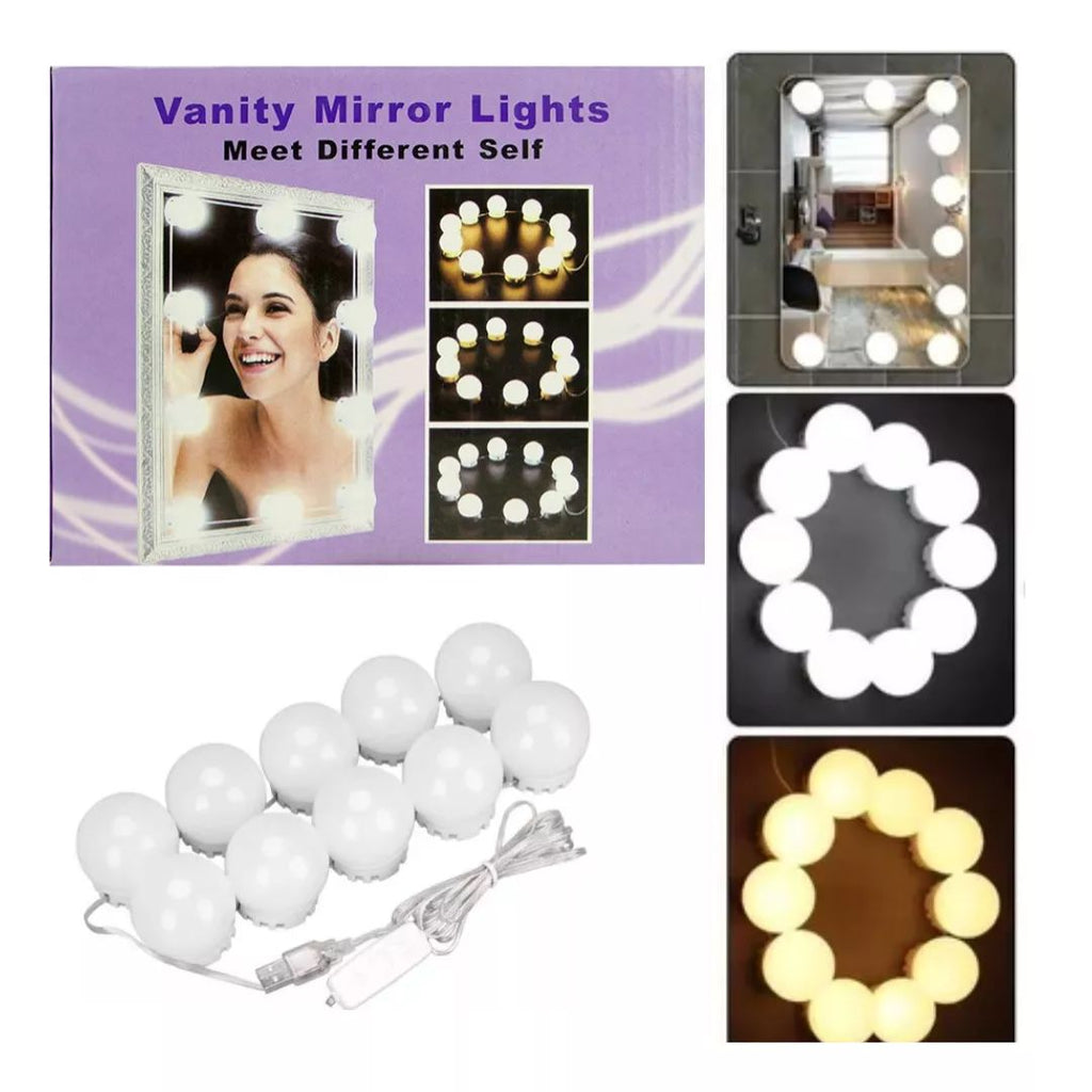 Luces LED Para Espejo Tocador - 3 Modos