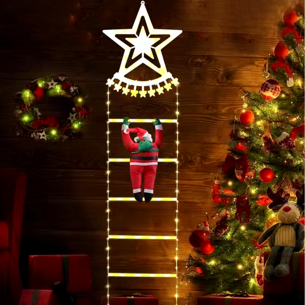 Luces LED Navideñas Escaleras 5 Niveles