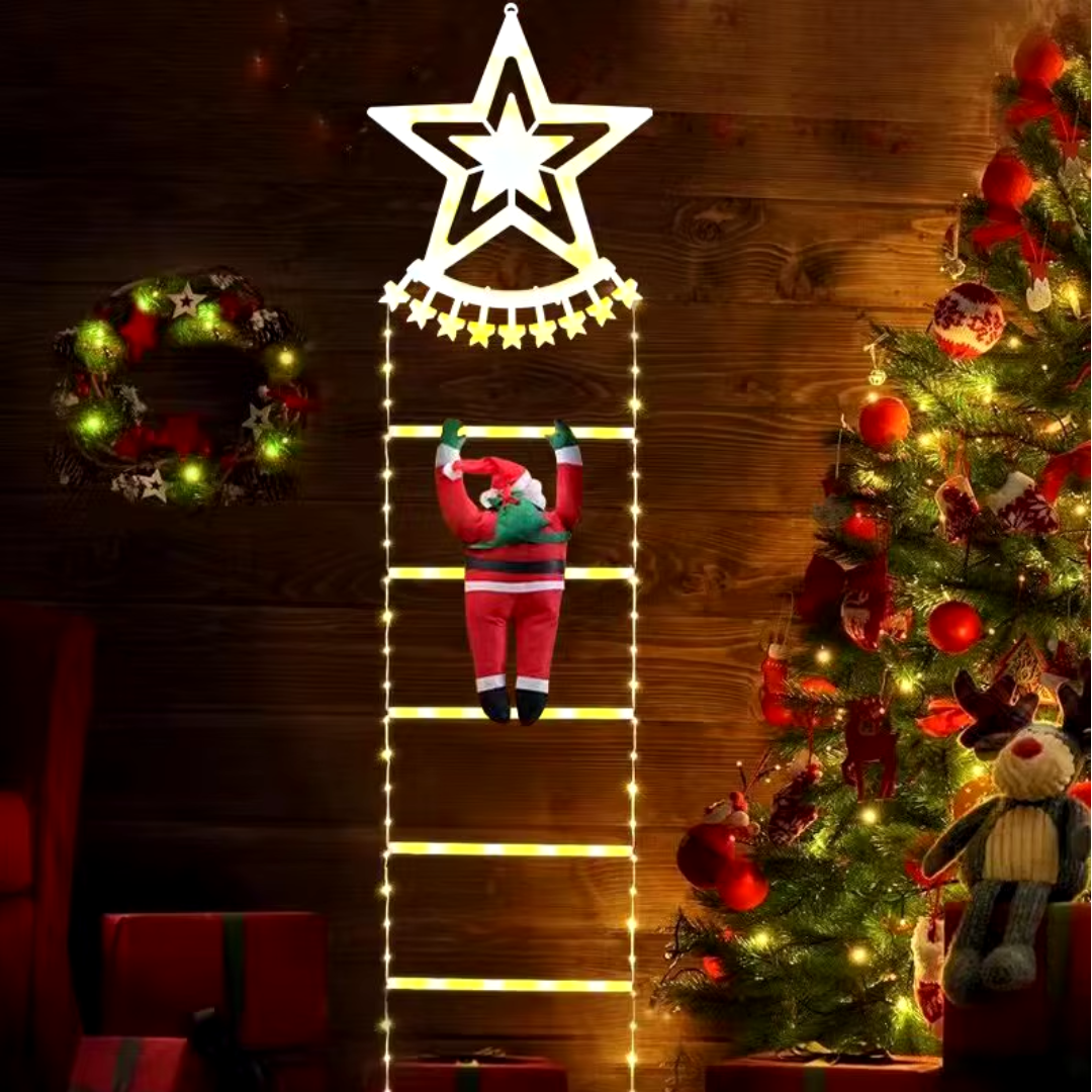 Luces LED Navideñas Escaleras 5 Niveles