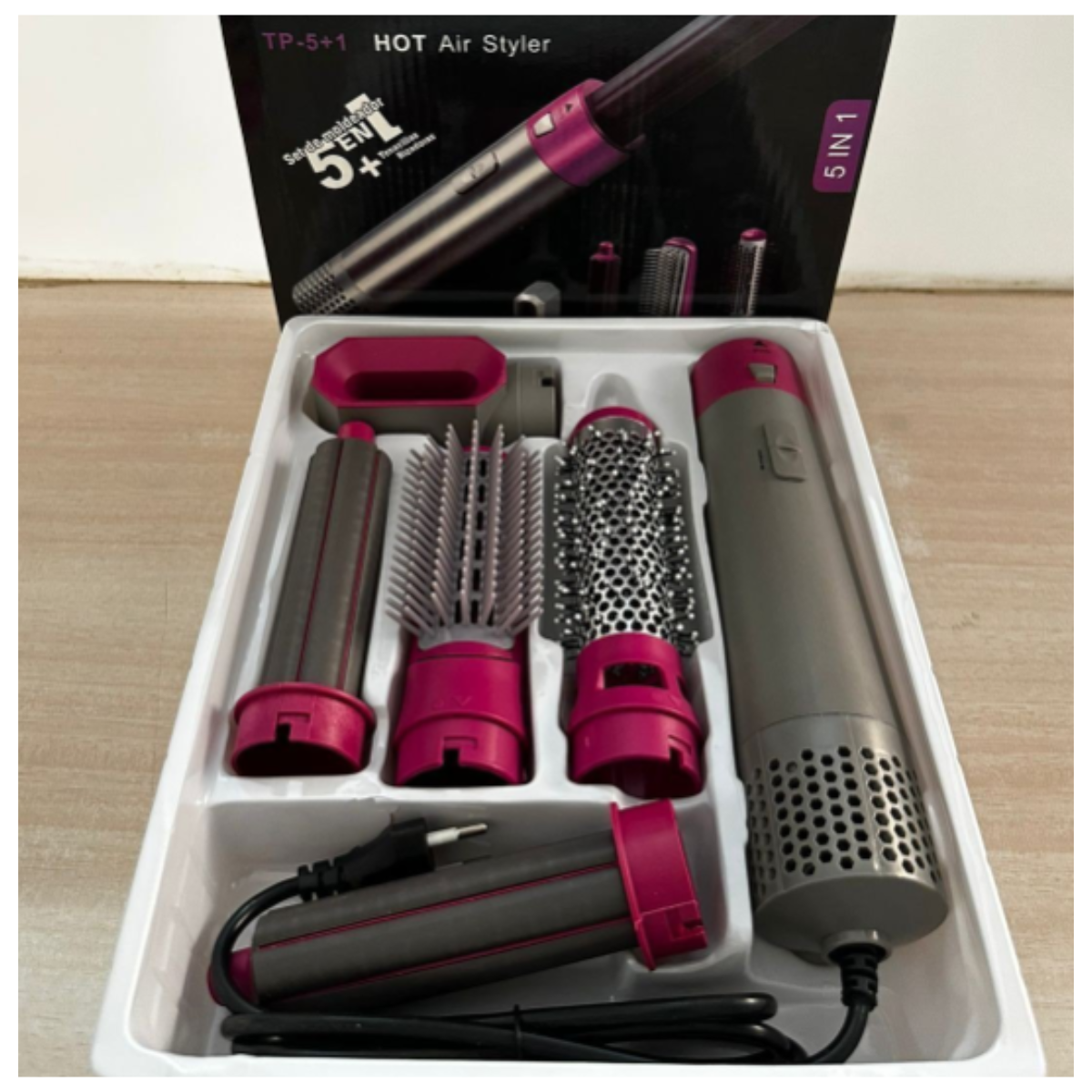 Cepillo Secador Hot Air Style TP-5 (5 en 1)