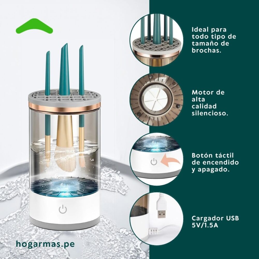Limpiador Eléctrico de Brochas - USB